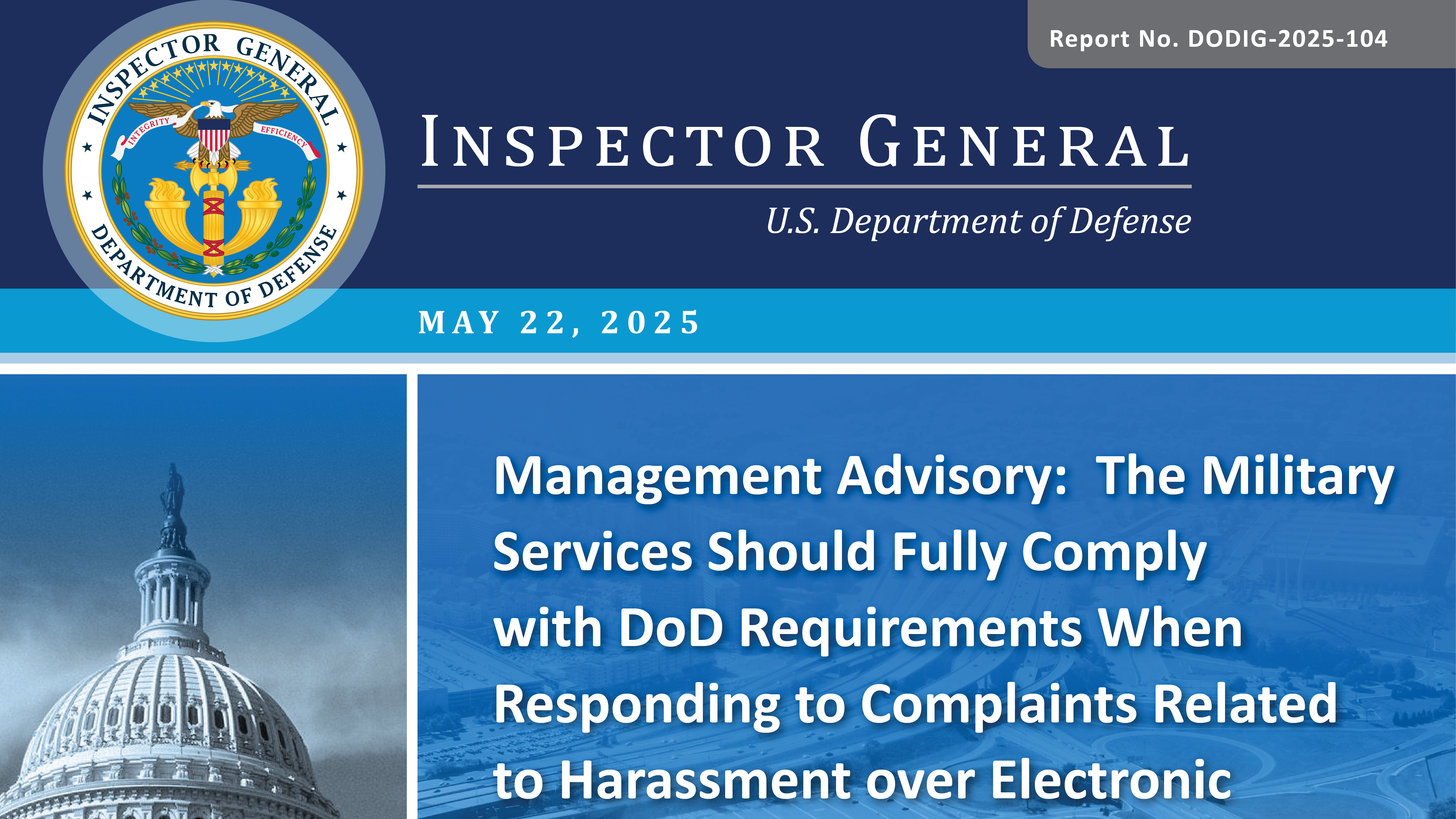 Management Advisory: 